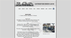 Desktop Screenshot of cantyminiclub.com