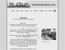 Tablet Screenshot of cantyminiclub.com